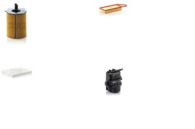 MANN-FILTER Inspektionspaket Filtersatz XL Filtereinsatz Partikelfilter HDi