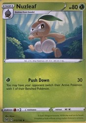 Nuzleaf 012/196 Uncommon Lost Origin