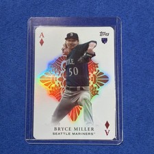 Topps All Aces Bryce Miller Ace of Diamonds RC Seattle Mariners Insert AA-67