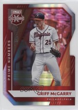 2021 Panini Elite Extra Edition Prime Numbers C Die-Cut 46/189 Griff McGarry 0f6