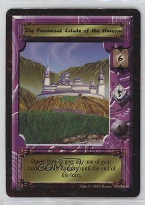 1997 Legend of the Five Rings (L5R) CCG - Time Void Provincial Estate Unicorn