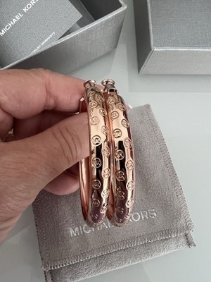 Michael Kors Kreolen Ohrringe Roségold - Neu