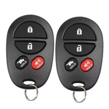 Key Fob Keyless Entry Remote Replacement for Toyota Solara Sienna 4Button