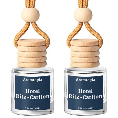 Car Air Fresheners, Hanging 0.28 Fl Oz (Pack of 2), Hotel Ritz-Carlton 
