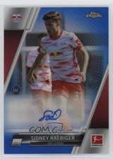 Sidney Raebiger Chrome Bundesliga 2021 Blue Refractor /299 Auto