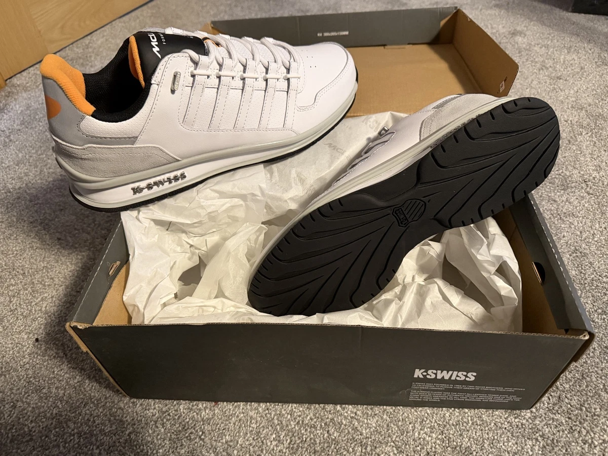 K-Swiss Receiver III Omni Tennis Mannen wit blauw rood