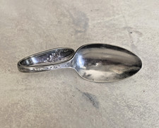 Vintage Oneida Community Tudor Plate Silver Plate Curved Handle BABY SPOON 3.5"