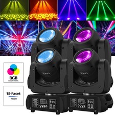4Pcs Upgrade 150W LED 18 Prism Beam Moving Head Light Wash Lighting For DJ Bar