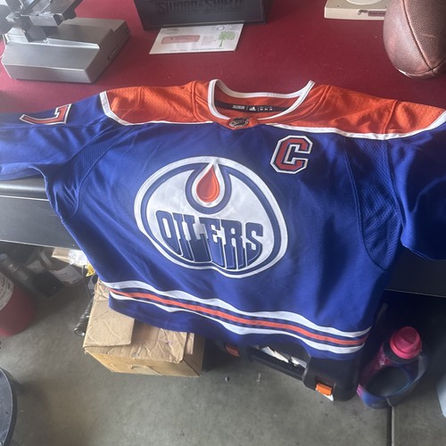 Edmonton Oilers Connor McDavid Adidas NHL Authentic Jersey Size 54 Mens