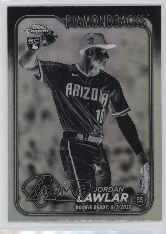2024 Topps Chrome Update Debut Negative Refractor Jordan Lawlar #USC51 Rookie RC