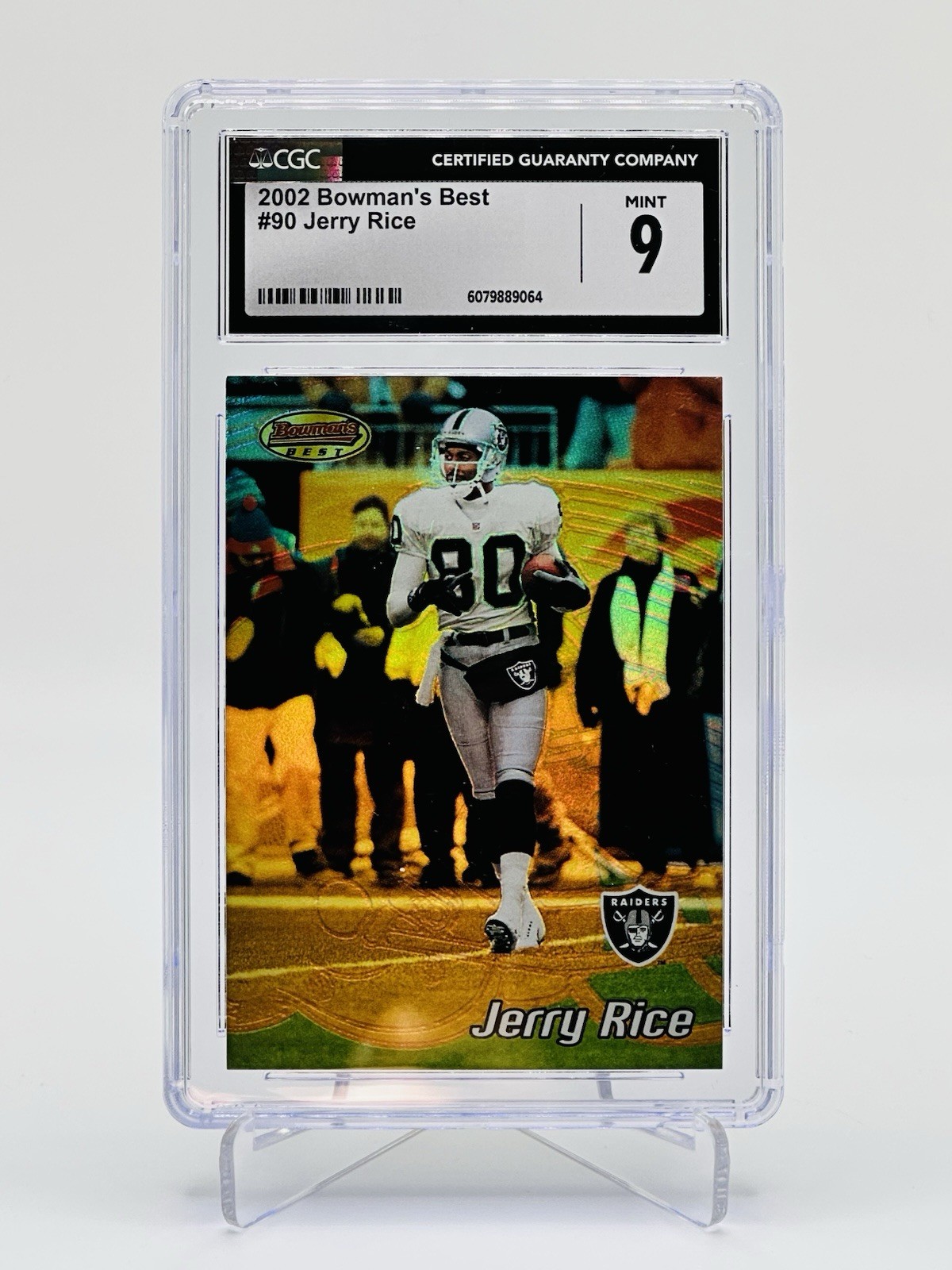 Jerry Rice 2002 Bowman's Best #90 CGC 9