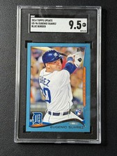 EUGENIO SUAREZ SGC 9.5 2014 TOPPS UPDATE #US-96 ROOKIE WAL-MART BLUE BORDER RC
