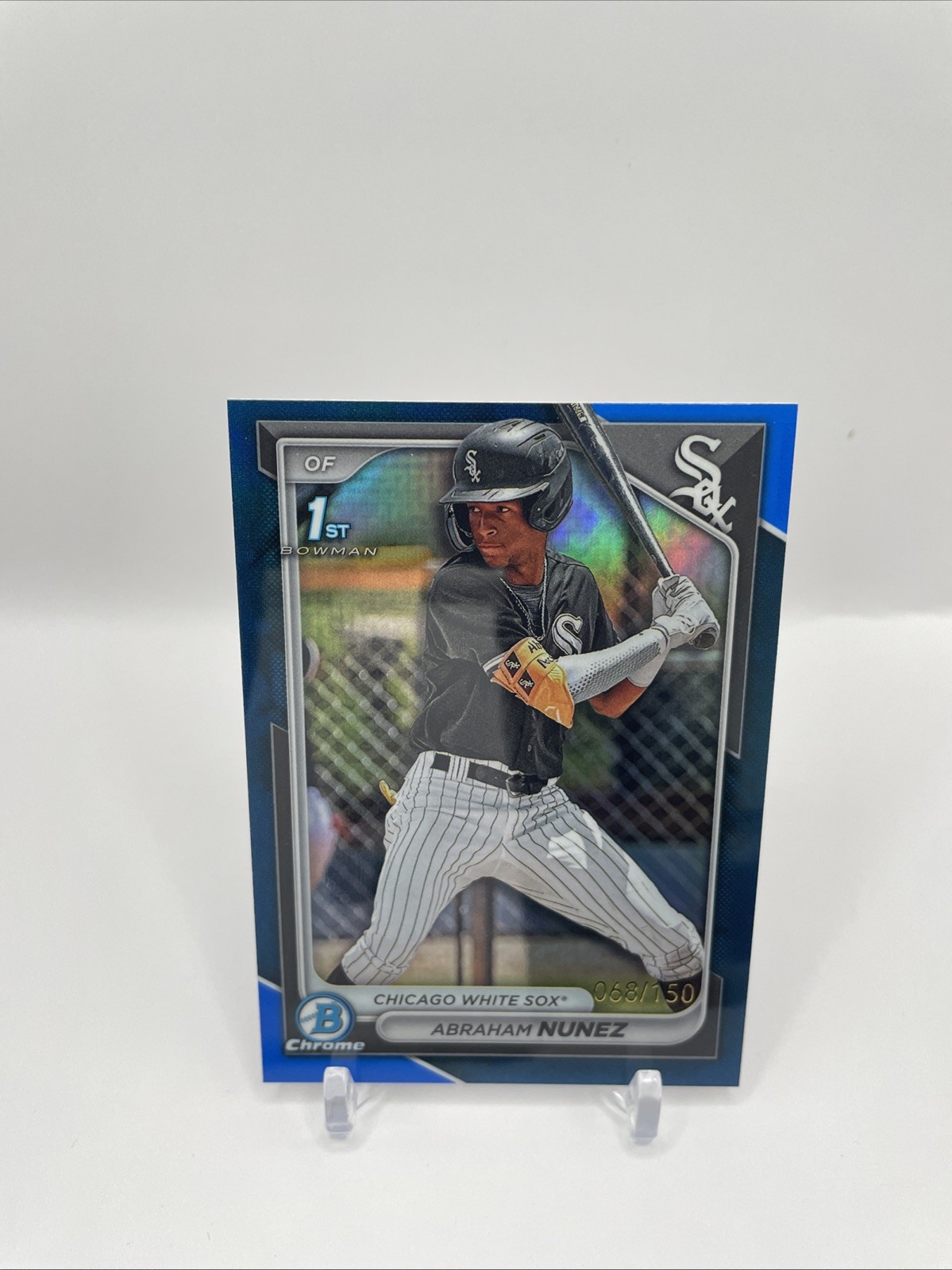 2024 Bowman Chrome Prospects Blue Refractor /150 Abraham Nunez #BCP-56