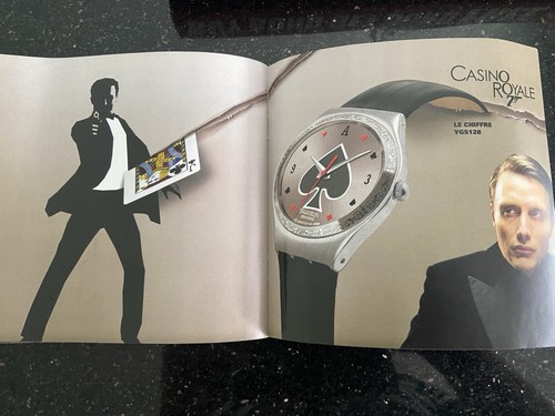 Swatch VILLAINS Catalogue James Bond 007 Watch Collection 2006 Great Display
