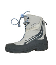 Peristine White Gray white Woman's Columbia Omni heat winter snow boots 6