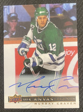 2020-21 UPPER DECK SP SIGNATURE EDITION LEGENDS MURRAY CRAVEN CANVAS AUTO