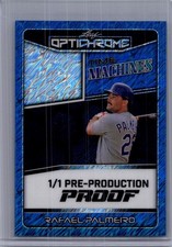 Rafael Palmeiro 2025 Leaf Optichrome Baseball 1/1 Pre Production Proof