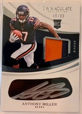 2018 Immaculate Anthony Miller - Bears - RPA Auto /99 RC