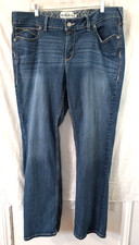 Ariat R.E.A.L Boot Jeans Womens Plus 18WR Blue Denim MR Raquel Western Pants