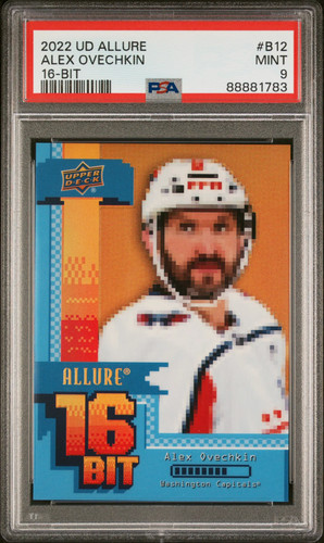 2022/23 Upper Deck Allure 16-Bit Alex Ovechkin #B12 PSA 9