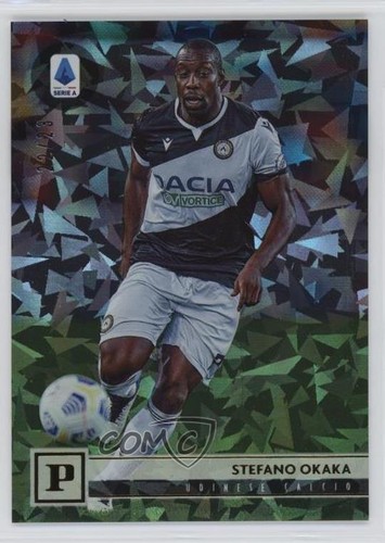 Stefano Okaka [Cracked Ice] #29 2020 Panini Chronicles Panini Serie A card