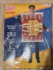 Oscar Meyer Weiner Hot Dog Costume NEW Rasta Imposta Adult Men NEW