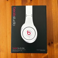 Beats by Dr Dre studio wired headset white