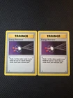 2x Shadowless Energy Retrieval 81/102 Base Set Vintage Pokemon Card Trainer Set