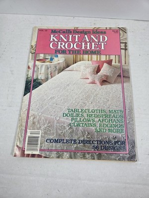 McCall s Design Ideas  Knit And Crochet  For The Home
