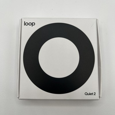 Loop Quiet 2 Ear Plugs Ultra Comfy Reusable 14 dB SNR Noise Reduction Black
