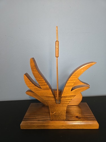 Serviettenhalter Ente aus geschnitztem Holz Handarbeit von PAUL E DEMARCE - Bild 3 von 10
