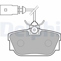 Delphi Bremsbelagsatz, Scheibenbremse Hinterachse U.A. FüR Ford, Seat, VW