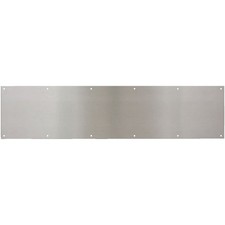Hardware 8 In. x 34 In. Satin Nickel Aluminum Kickplate N270-316 Hardware