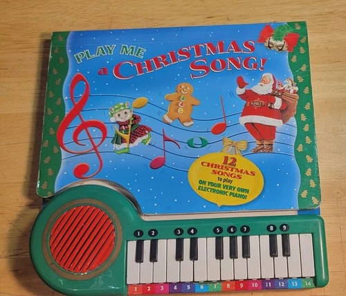 Play Me A Christmas Song! Electronic Piano Music Book w/ 12 Christmas Songs
