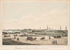 P. SUHR (1788-1857), Hamburg im Jahre 1700, Lith. Biedermeier Stadtbilder 1800-1