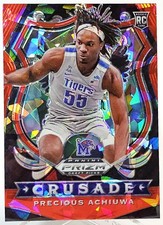 2020-21 Panini Prizm Draft Picks Crusade Precious Achiuwa RC #88 Red Cracked Ice