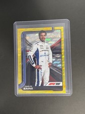 2025 TOPPS CHROME F1 LOGOFRACTOR - CARLOS SAINZ - Portrait Yellow /75