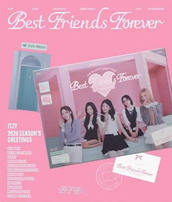 ITZY 2026 SEASON’S GREETINGS [BEST FRIENDS FOREVER]/Full Set+JYP POB+GIFT SEALED