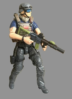 Eagle Force/Marauder Task Force-Custom Navy Security Officer w/Special Weapons