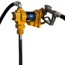 12Volt / 20GPM / 2600RPM Yellow Fuel Transfer Pump Diesel Gas Gasoline Kerosene