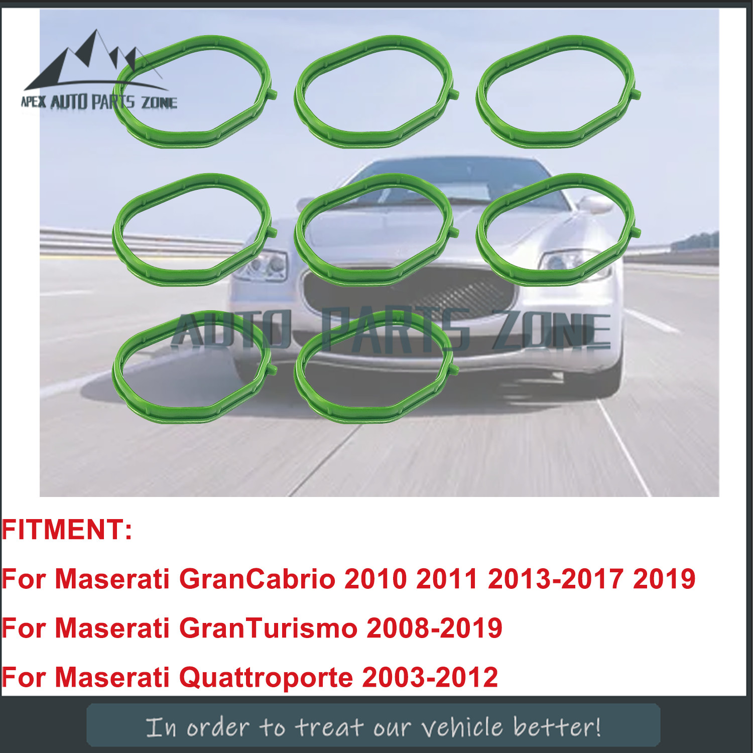 Intake Manifold Position Gaskets For Maserati GranCabrio GranTurismo 255738
