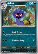 Arbok 101/162 Reverse Common Temporal Forces Pokemon Cards