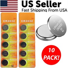 5x CR2032 3V Lithium Batteries - For Watches, Remotes & Key Fobs (DL/BR2032)