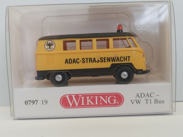 CM368 Wiking VW Volkswagen T1 0797 19 Adac StraßEnwacht Ovp Neu 1:87 H0-image
