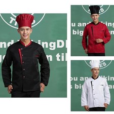 Chef Uniform Work Wear Food Cooking Hotel Waiter Restaurant