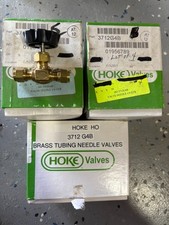 Hoke 3712 G4B Manual Brass Needle Valve 1/4in Tube