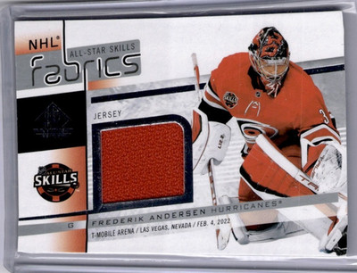 Frederik Andersen all star skills fabrics jersey 2022-23 sp game used   [M122]