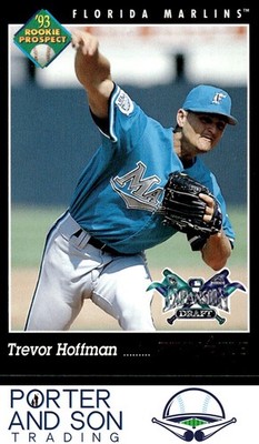 Trevor Hoffman RC 1993 Pinnacle #602 Florida Marlins Baseball Card