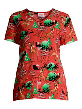 ScrubStar Women's Active V-Neck Nurses/HealthCare/ Medical Scrub Top w/Pockets