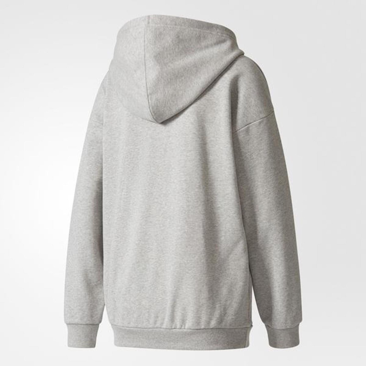 adidas Trefoil Hoodie Women's Medium Grey Heather S for sale